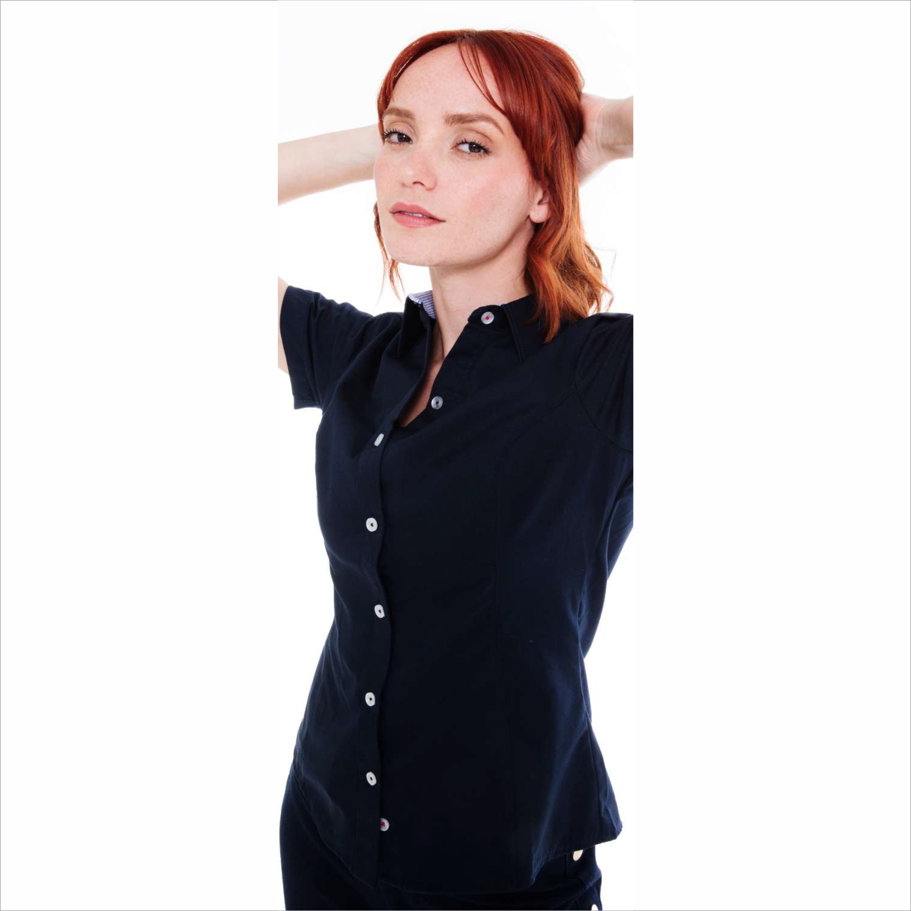 Camisa Manga Corta Gabardina