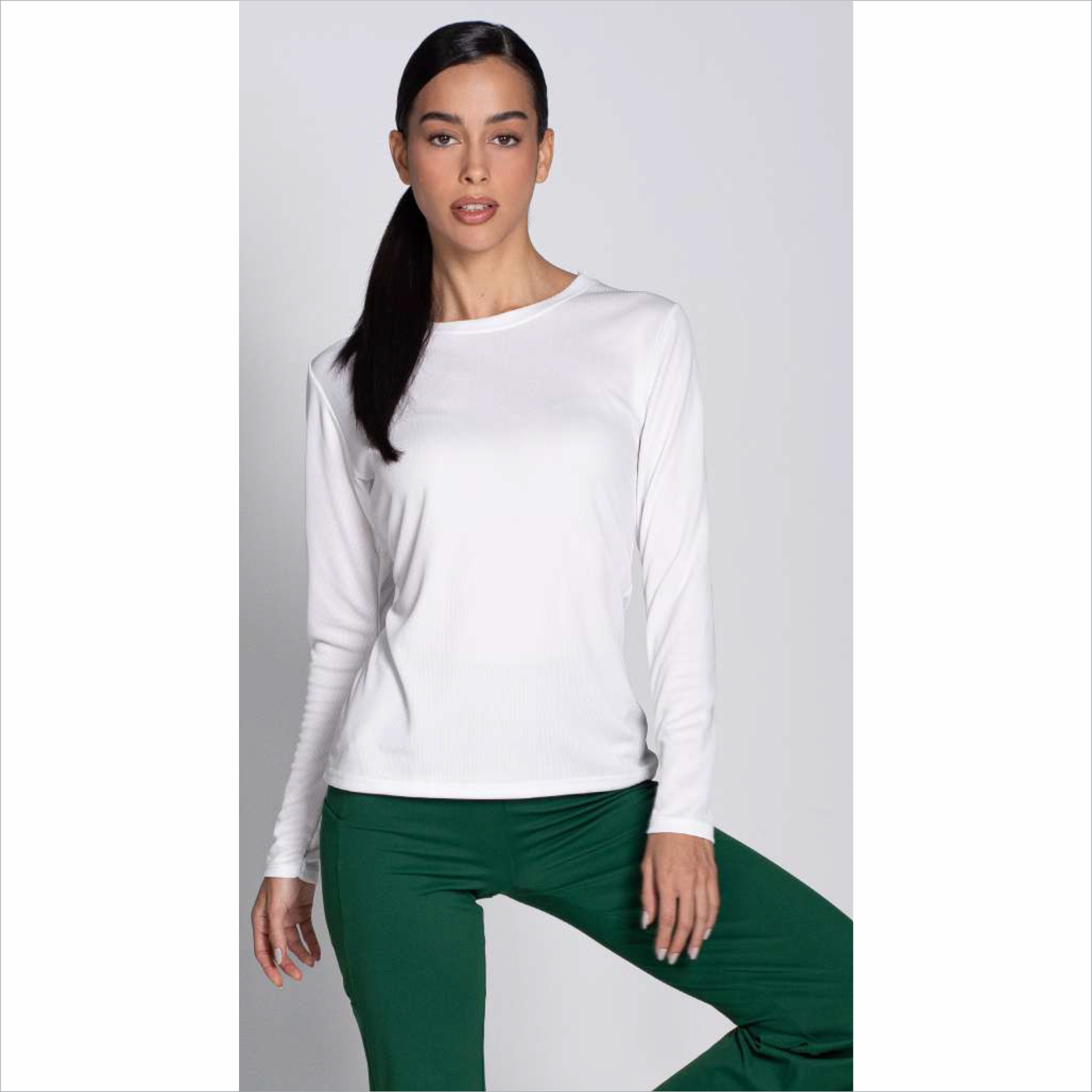 PLAYERA DEPORTIVA POLIÉSTER MANGA LARGA