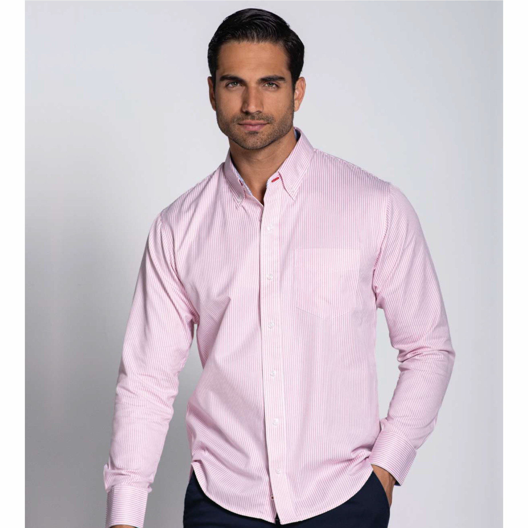 CAMISA CUADROS & RAYAS MANGA LARGA