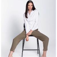 CAMISA GABARDINA MANGA LARGA