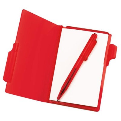 BLOCK DE NOTAS CON BOLÍGRAFO